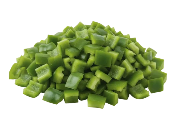 Paprika zelena kockice zamrznuta